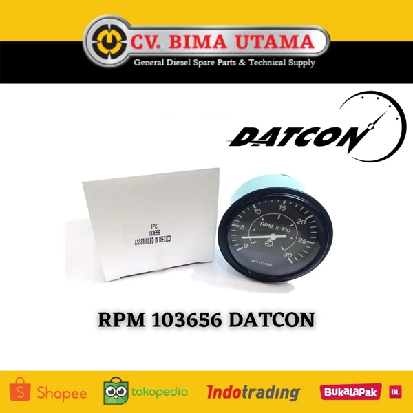 RPM 103656 DATCON PANEL GENSET