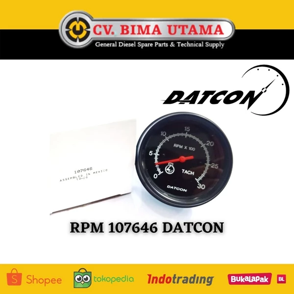 RPM 107646 DATCON PANEL GENSET